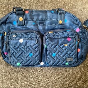 Lug Jumper Multi Dot Navy